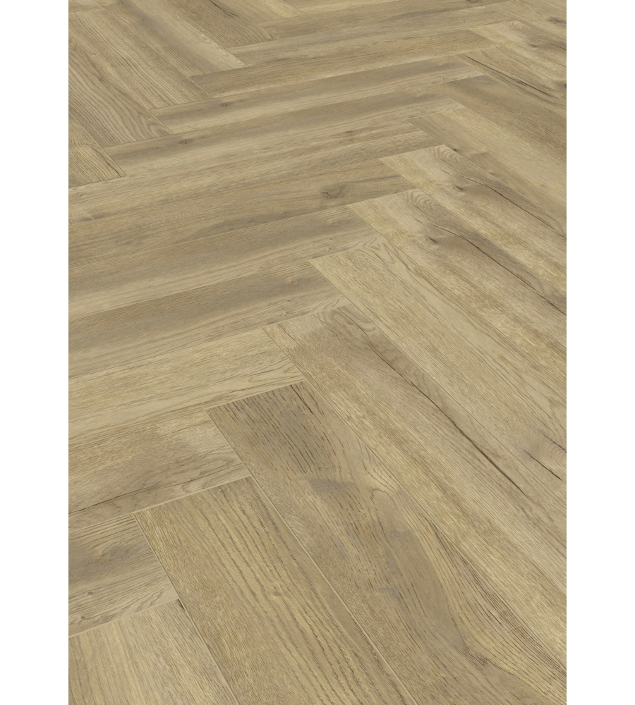 Pavimento laminato rovere rustico 8mm ac4 1,238 m² linea herringbone