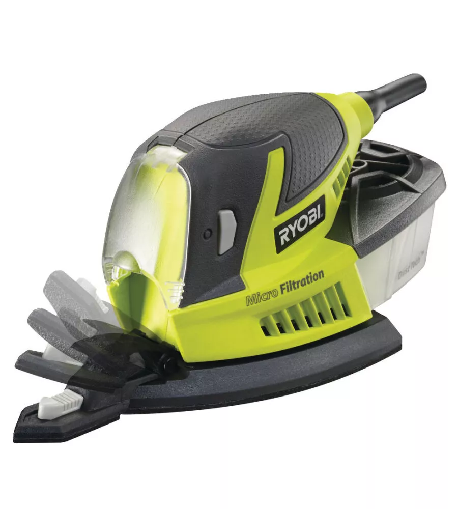 Levigatrice mouse palmare ryobi rps80-g 80 watt