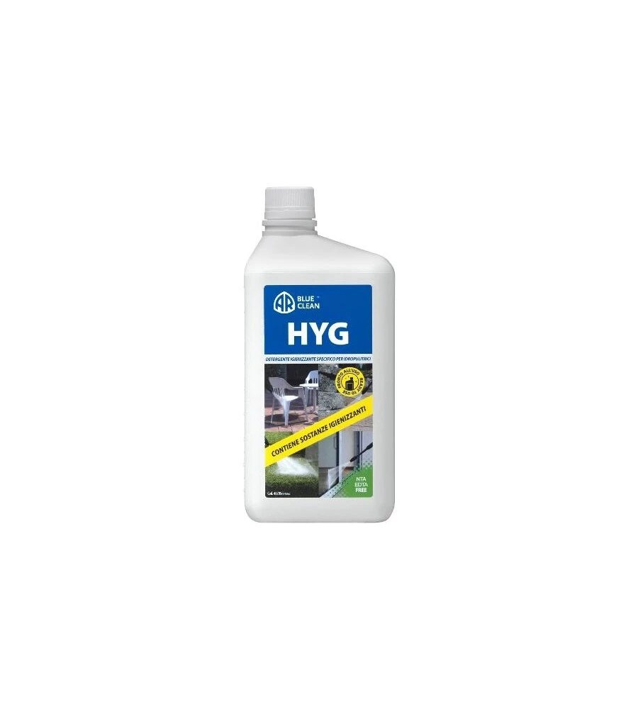 Detergente igienizzante specifico per idropulitrici hyg 1 litro