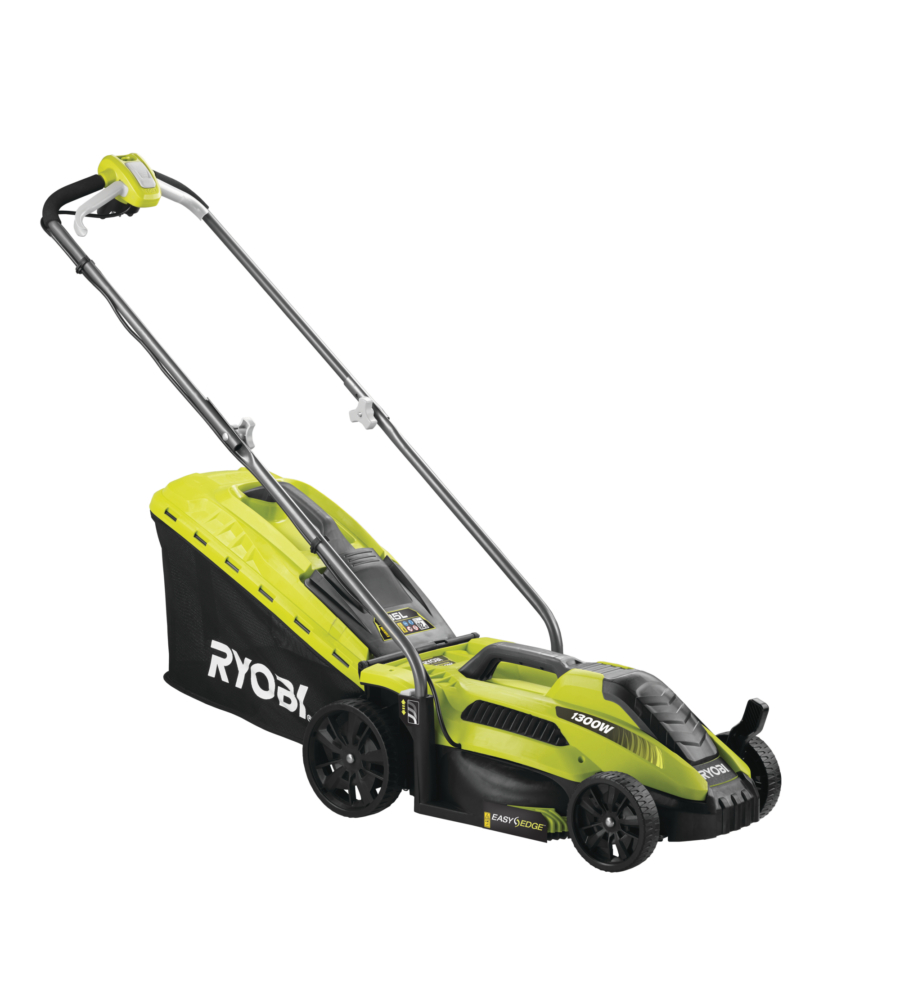 Tagliaerba elettrico ryobi "rlm13e33s" larghezza taglio 33 cm, 1300 w