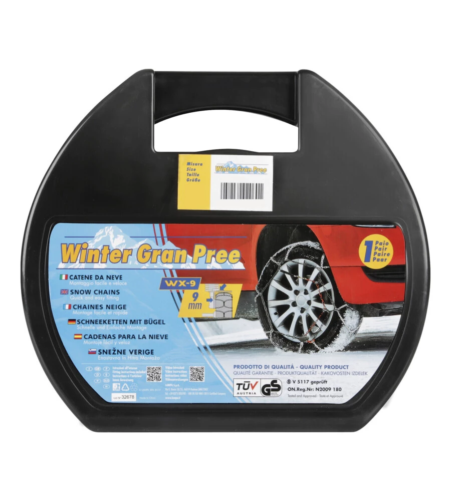 Catene da neve autovetture wx-9 - winter gran pree - 10 winter gran pree  gp02067