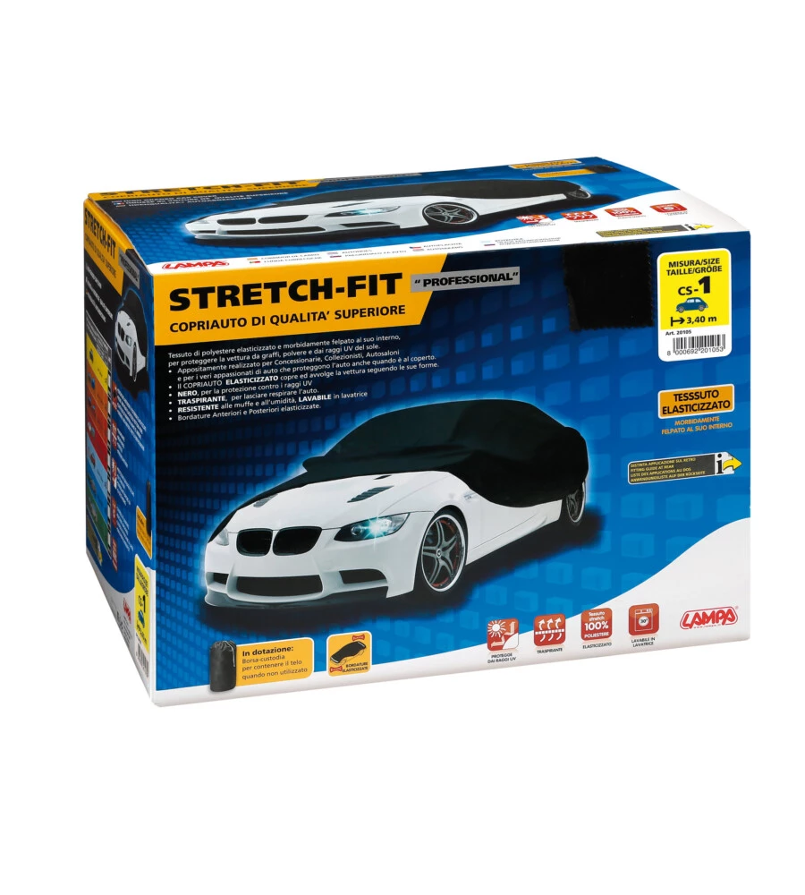 Copriauto elasticizzato"cs-1" stretch-fit professional  20105