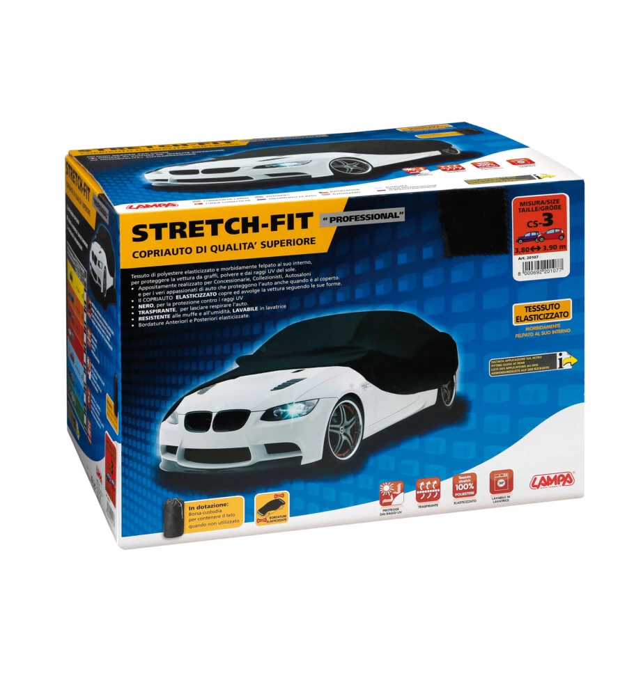 Copriauto elasticizzato"cs-3" stretch-fit professional  20107