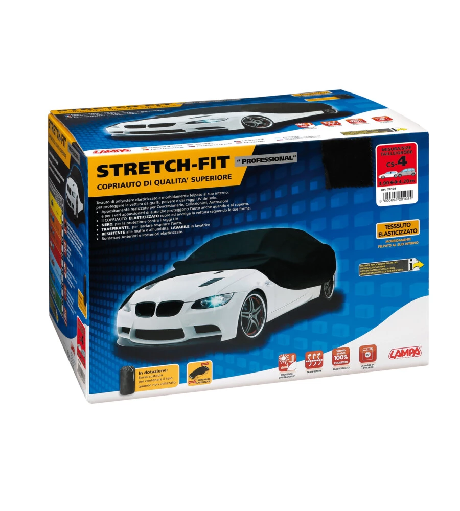 Copriauto elasticizzato"cs-4" stretch-fit professional  20108