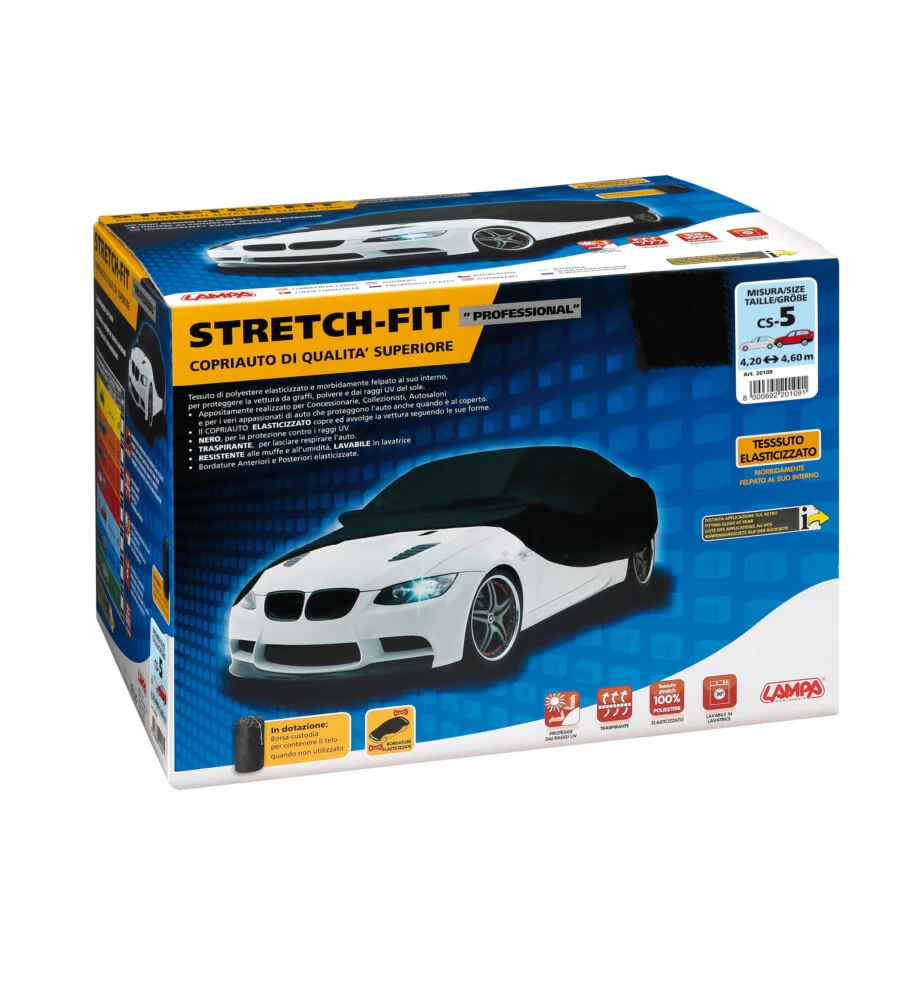 Copriauto elasticizzato"cs-5" stretch-fit professional  20109