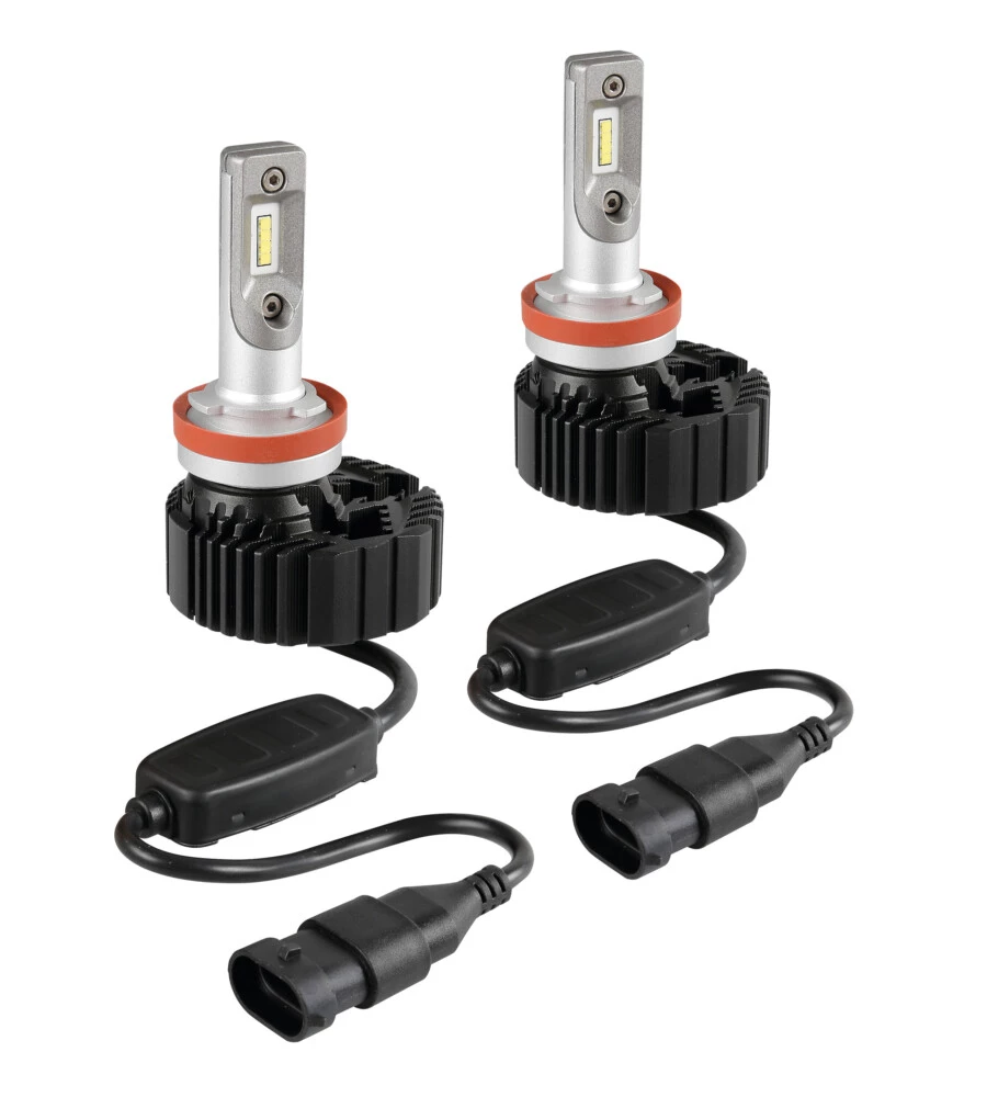 Lampade led per auto 9-32v halo led serie 4 fit-master - (h8-h9-h11-h16) - 25w - pgj19-x - 2 pz  - scatola  57800