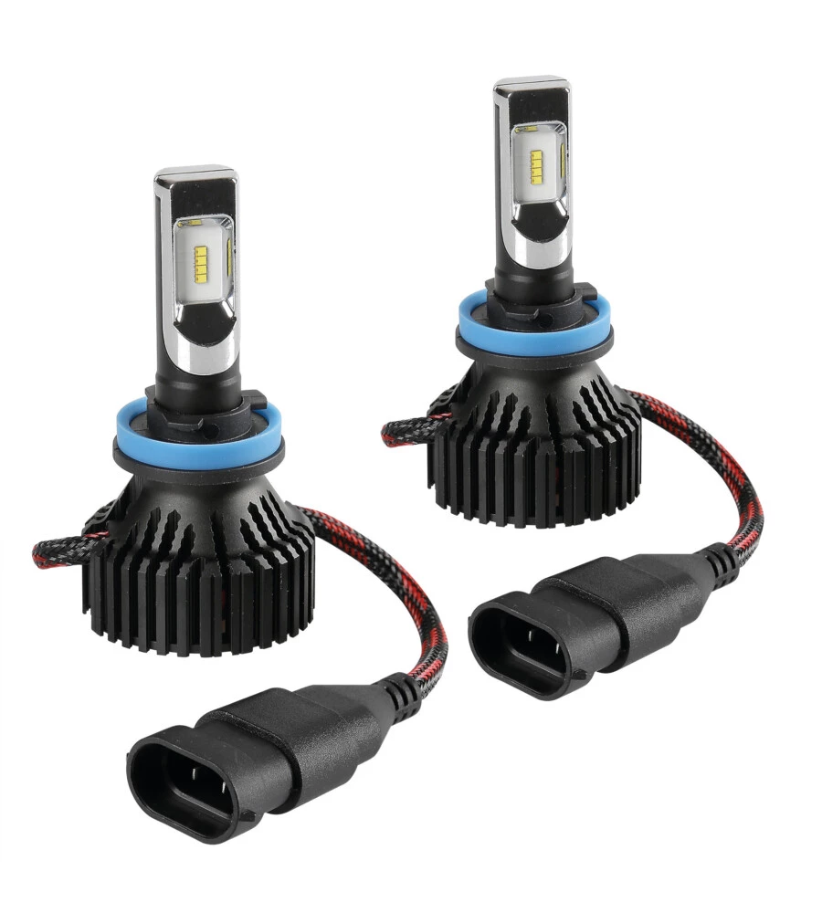 Lampade led per auto 9-32v halo led serie 6 standard - (h8-h9-h11-h16) - 30w - pgj19-x - 2 pz  - scatola  57786