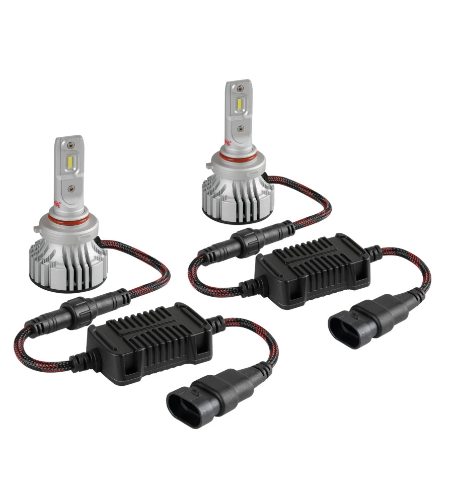 Lampade led per auto 9-32v halo led serie 7 compact - (h10-hb3 9005) - 36w - p20d - 2 pz  - scatola  57780