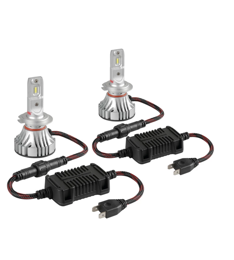 Lampade led per auto 9-32v halo led serie 7 compact - (h7) - 36w - px26d - 2 pz  - scatola  57778