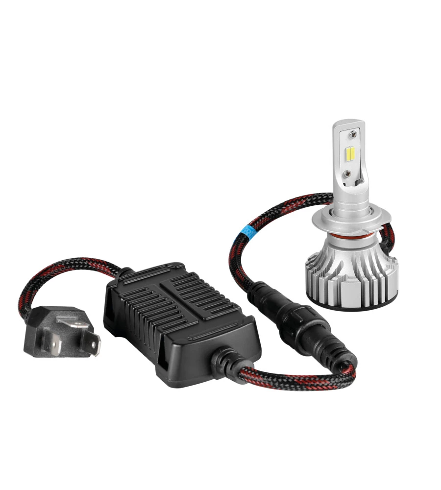 Lampade led per auto 9-32v halo led serie 7 compact - (h7 lenticular) - 36w - px26d - 2 pz  - scatola  57805