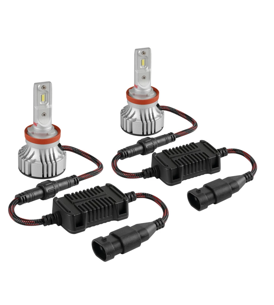 Lampade led per auto 9-32v halo led serie 7 compact - (h8-h9-h11-h16) - 36w - pgj19-x - 2 pz  - scatola  57779