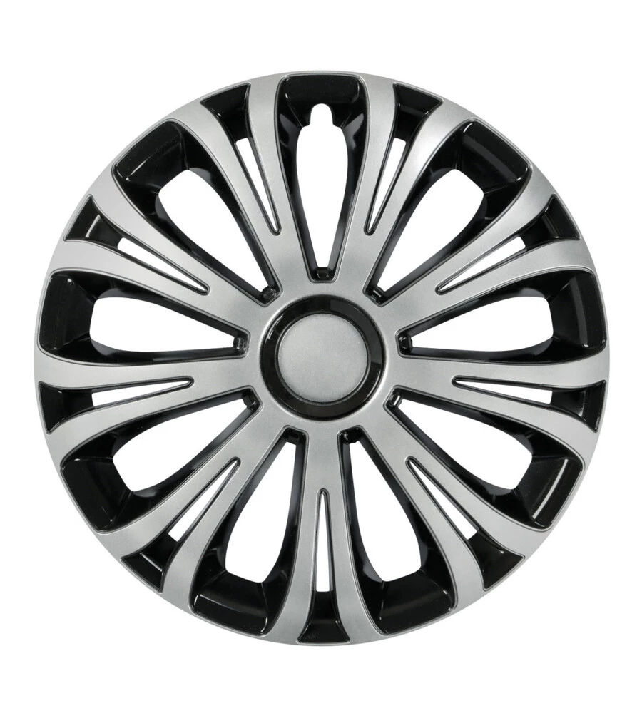 Copricerchi per auto "avera" silver & black - Ø 14" pilot  31616