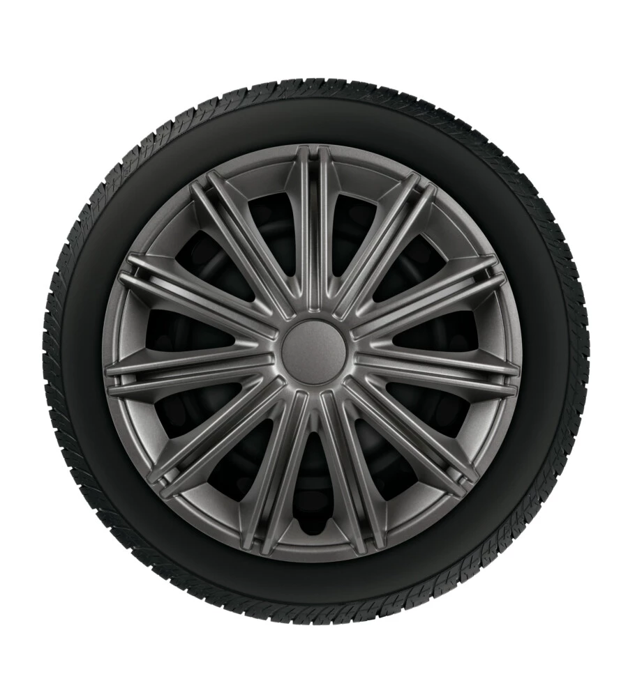 Copricerchi per auto nero dark - Ø 13"  31515