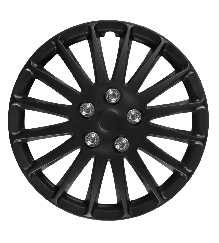 Copricerchi per auto c-071, x-treme - Ø 13" - nero opaco  31188