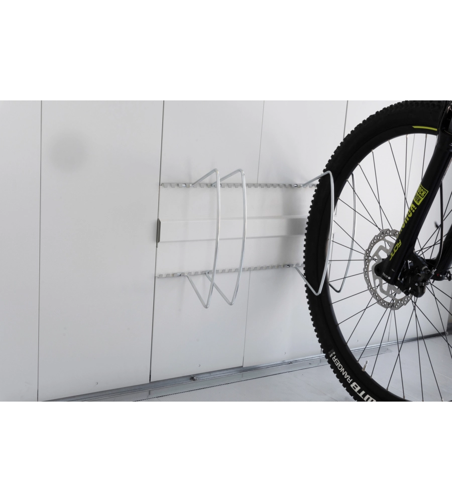 Biohort rastrelliera biciclette "bikeholder" per casetta attrezzi neo