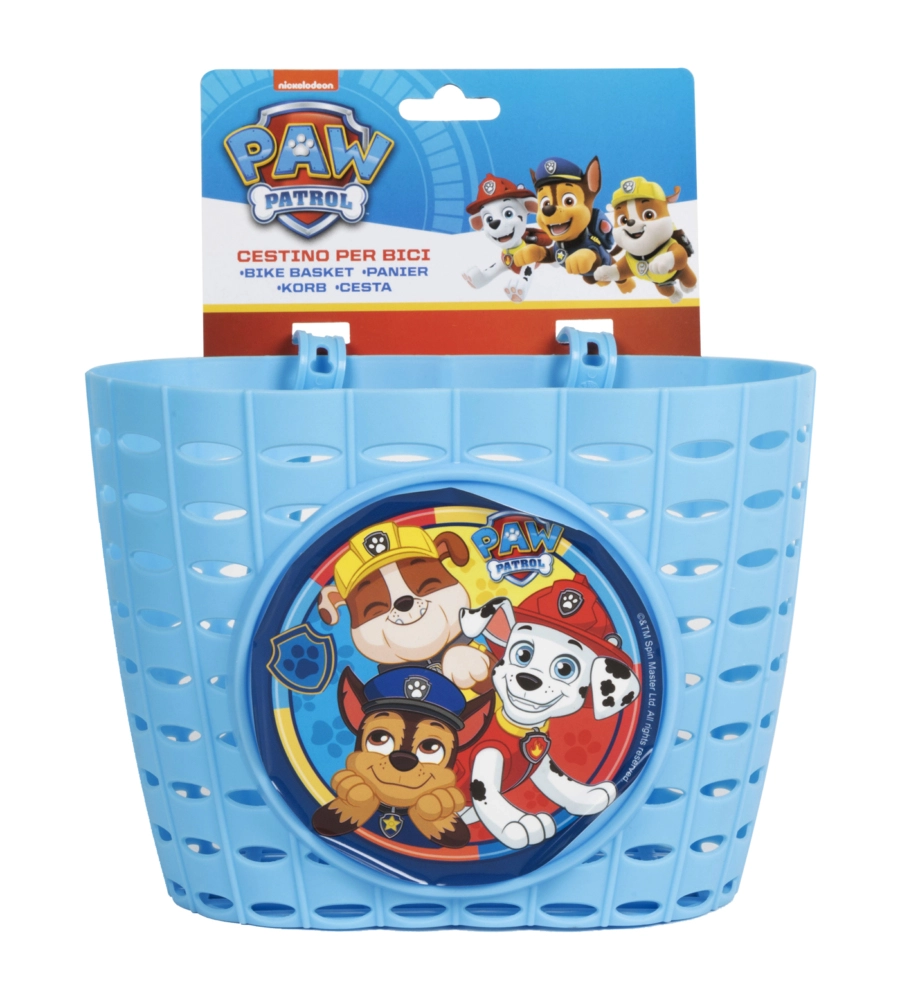 Cestino portaoggetti azzurro "paw patrol boy" colore azzurro