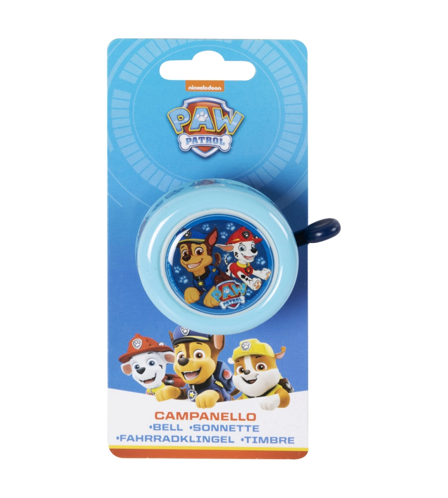 Campanello in metallo "paw patrol boy" in metallo