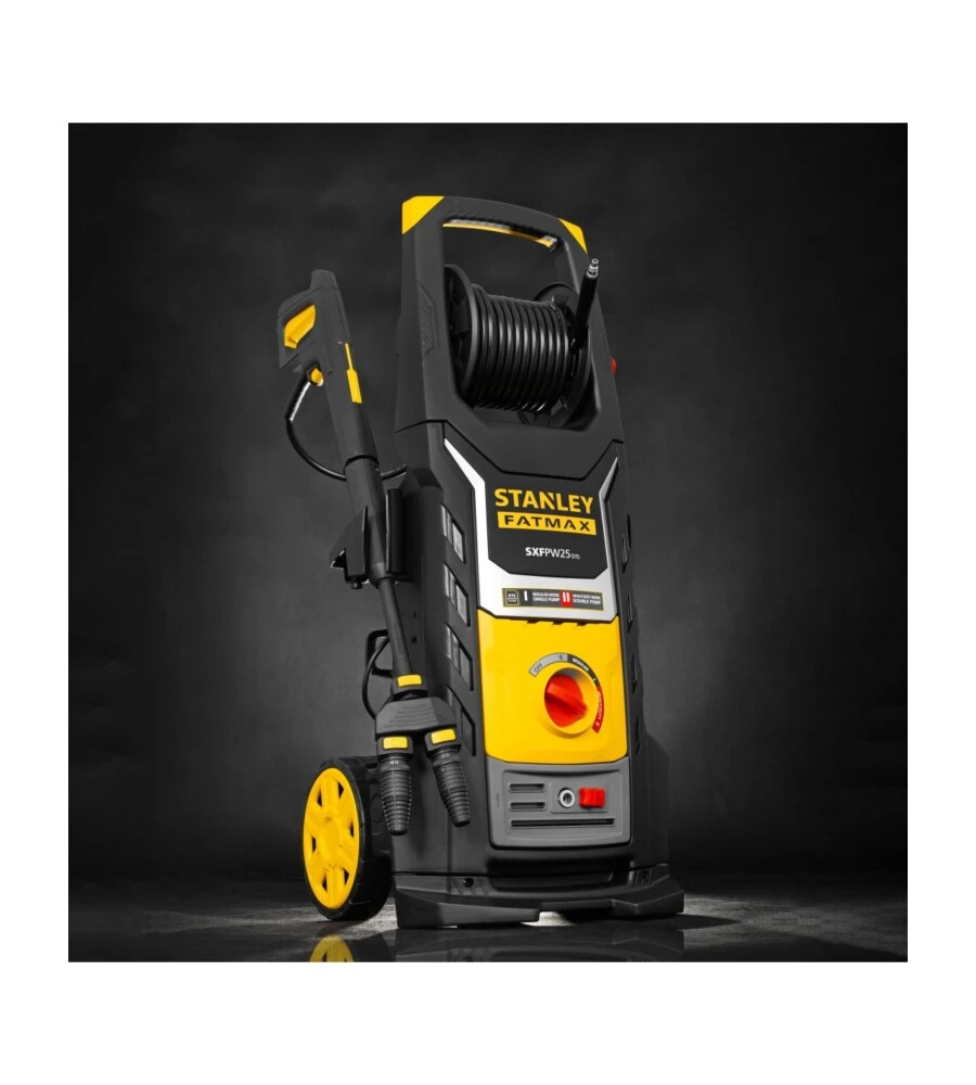 Idropulitrice elettrica a freddo stanley fatmax con sturatubi "25de" 160 bar 850 l/h 2700 w