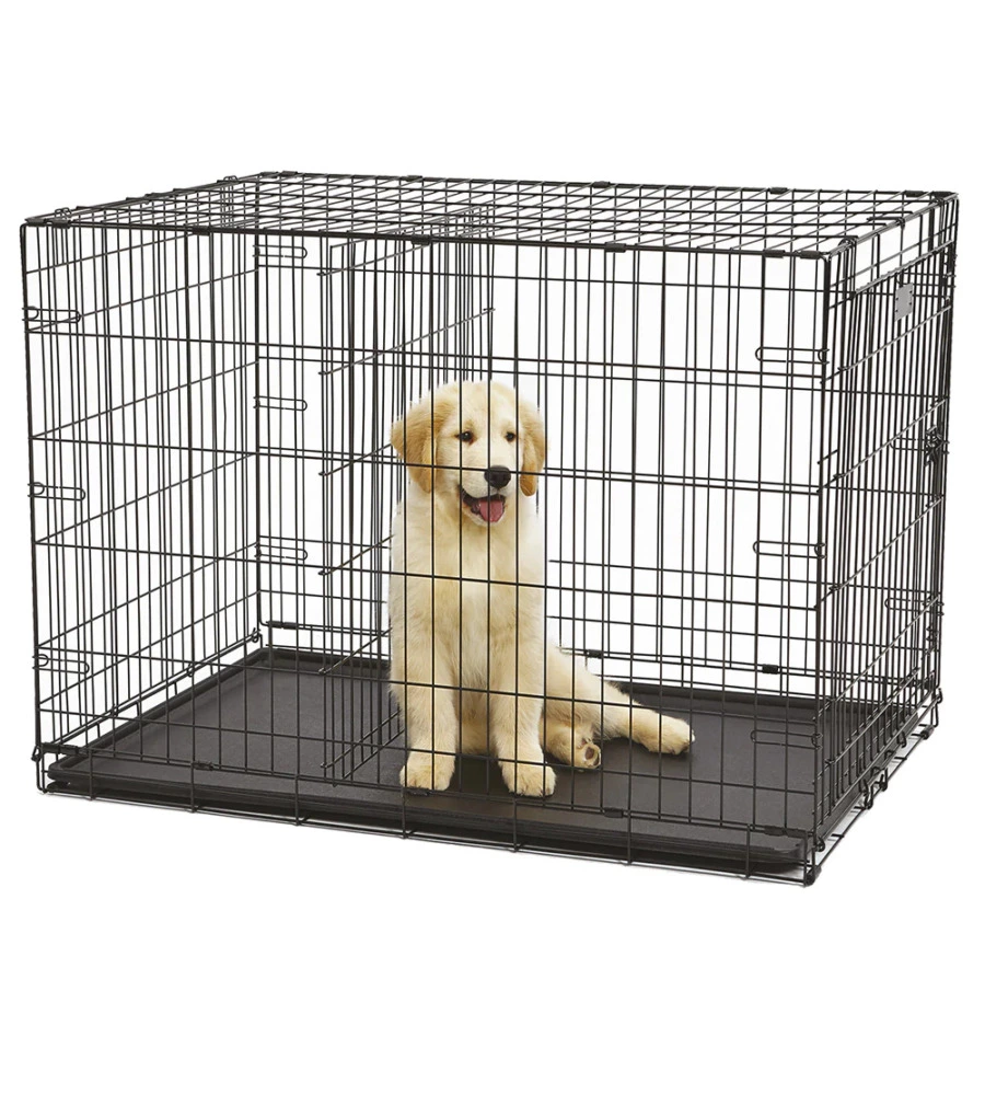 Box pieghevole per cani "dog-inn 120" nero, 123x76x81 cm