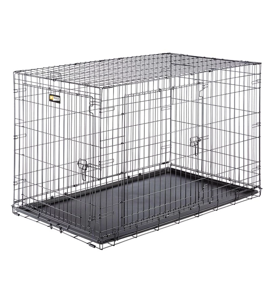 Box pieghevole per cani "dog-inn 120" nero, 123x76x81 cm