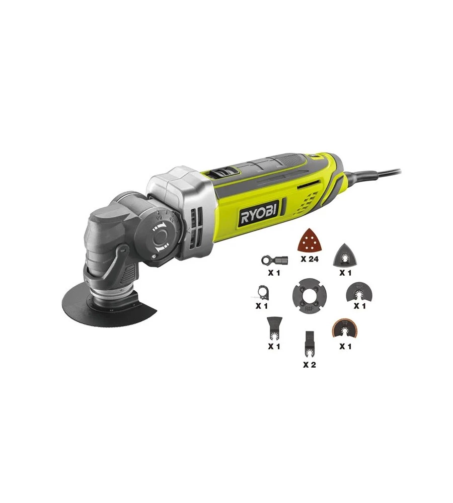 Utensile multifunzione rmt300-sa elettrico 300w con testa snodabile - ryobi