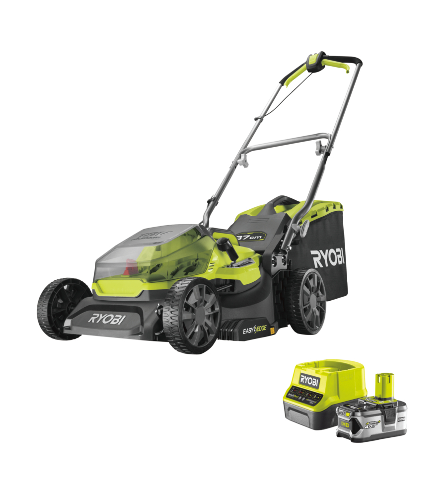 Tagliaerba a batteria ry18lm37a-140 con batteria al litio 18v 4.0ah - ryobi