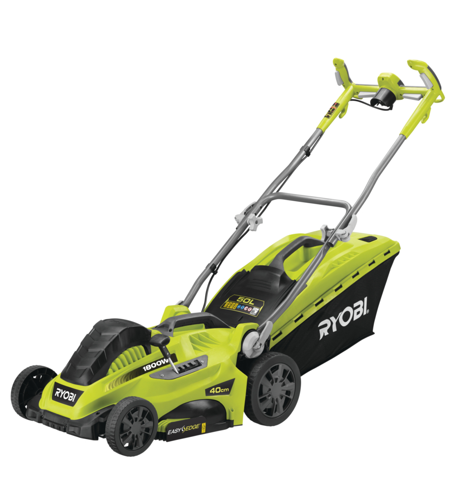 Tagliaerba elettrico rlm18e40h 1800w 40 cm con kit mulching - ryobi