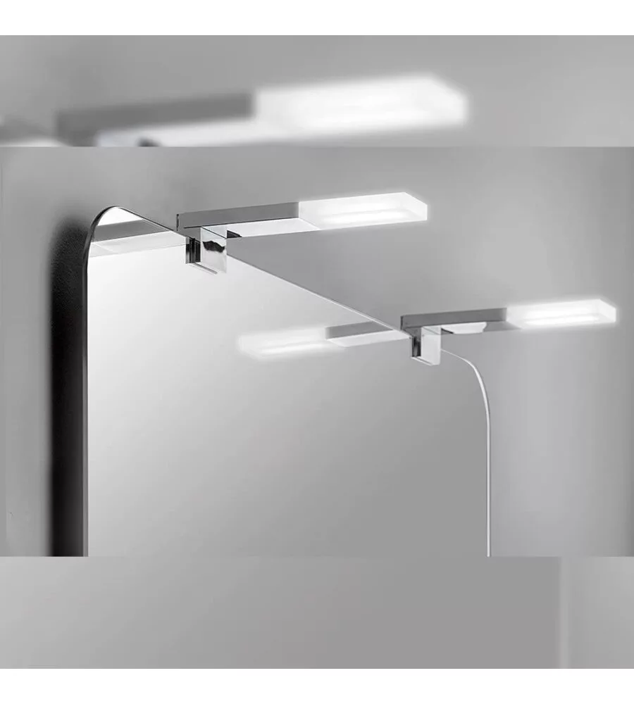 Applique led per specchio bagno 40 mm, 380 lm