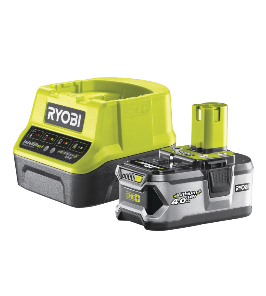 Kit batteria e caricabatteria ryobi "rc18120-140" 18v 4.0ah