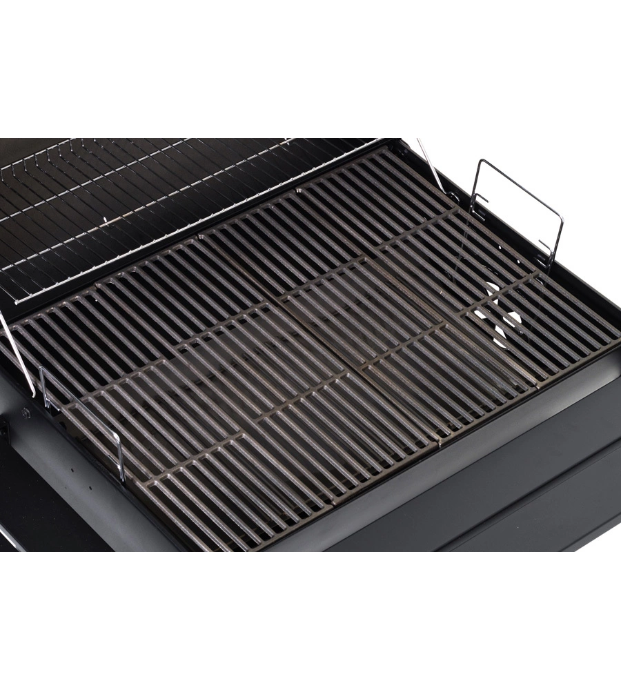 Barbecue a carbone sochef "pedro 45" con griglia in acciaio, 80x60x105 cm