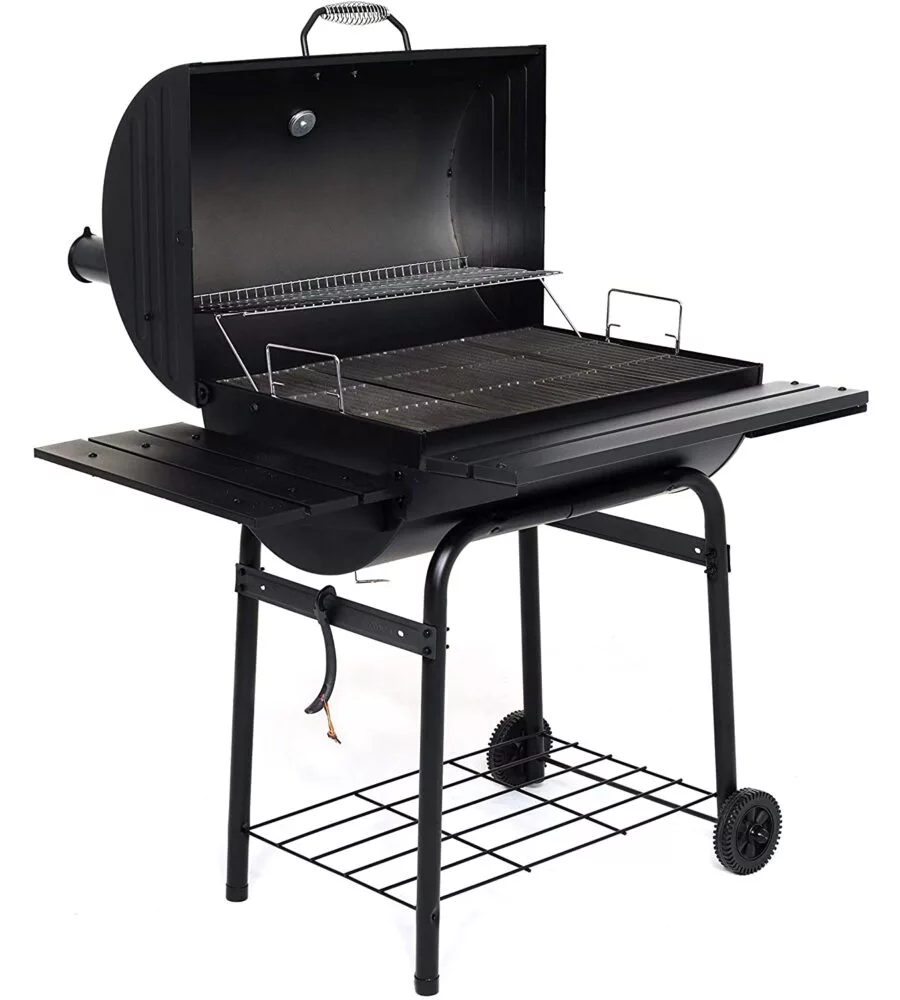 Barbecue a carbone sochef "pablo 75"  con affumicatore, 110x76x126 cm