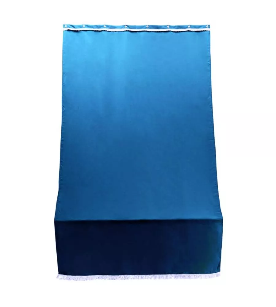 Tenda da sole con anelli per porta blu, h 250 x 140 cm