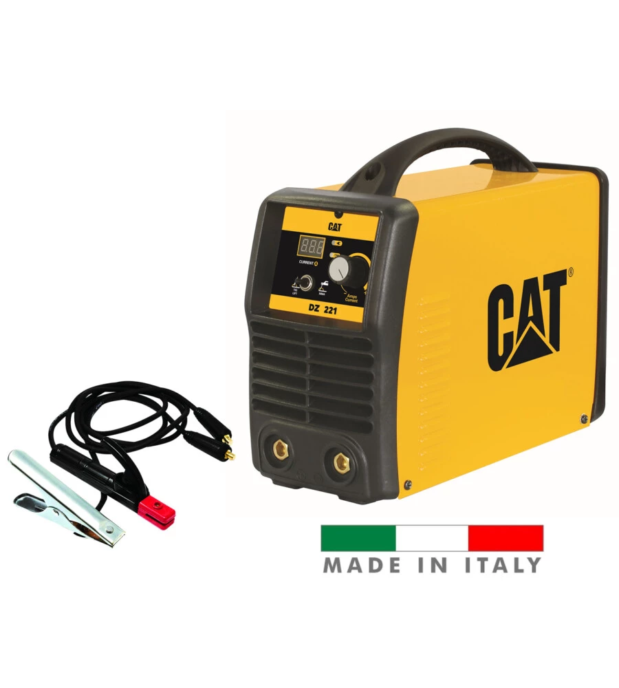 Saldatrice inverter tig e mma ad elettrodo rivestito cat dz 221 mma-tig lift made in italy