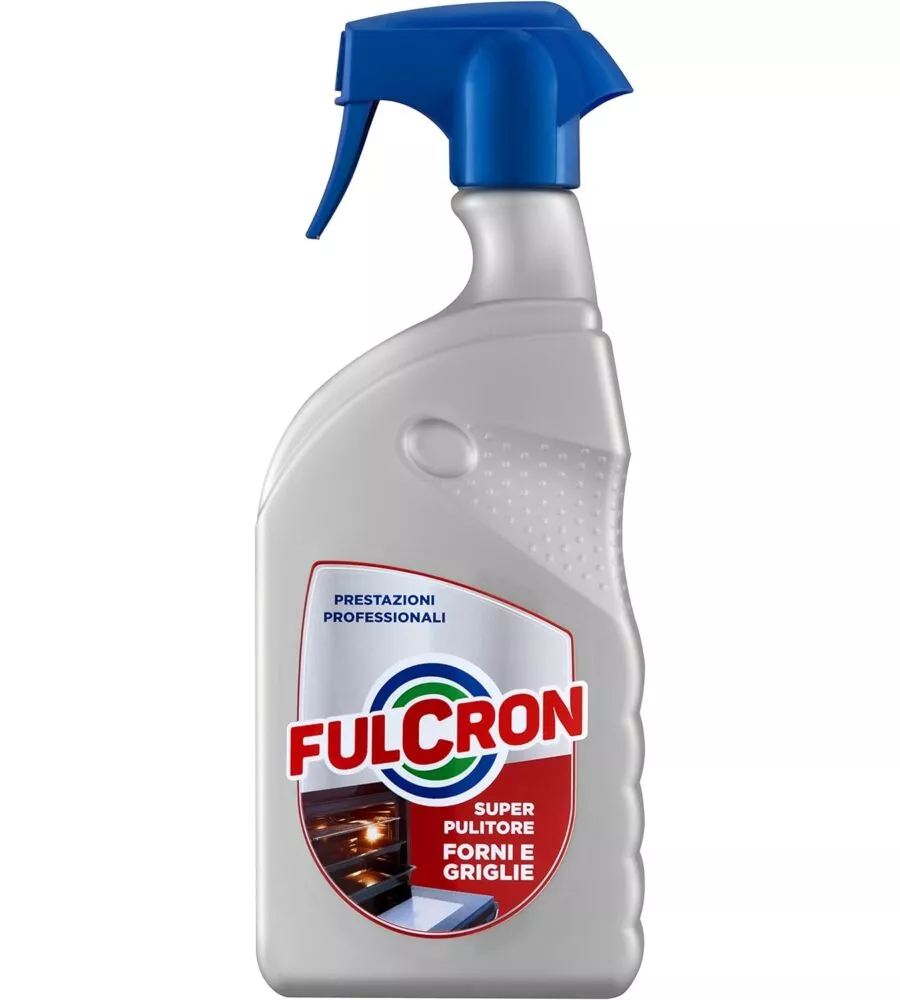 Detergente spray per forni e griglie fulcron "super pulitore", 750 ml