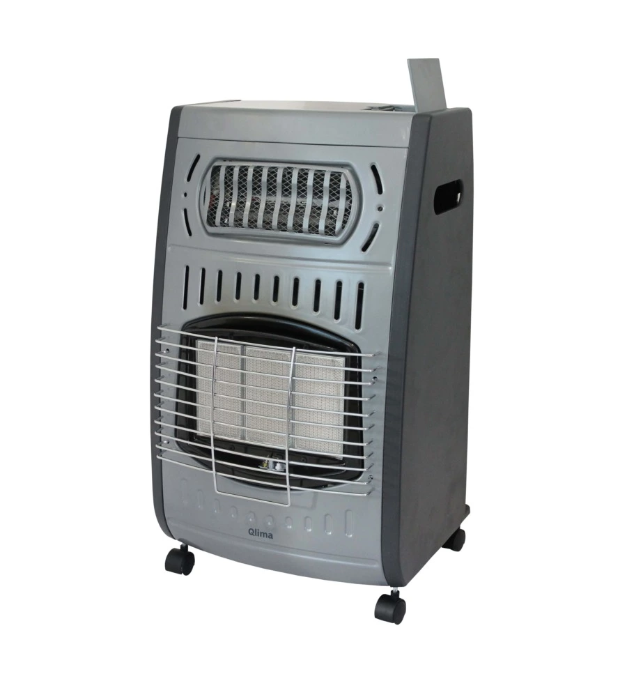 Stufa a gas per interni portatile qlima "gh3062 rf" 4,2 + 2 kw