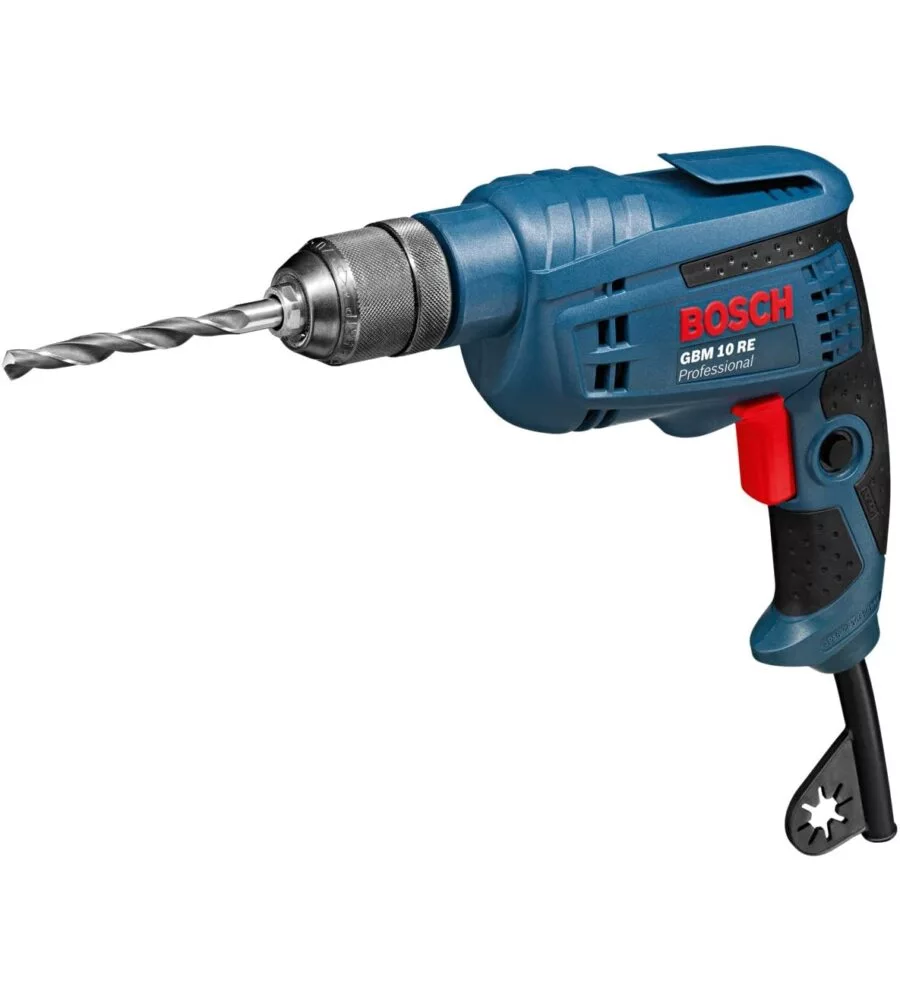 Trapano rotativo "gbm10re" professionale, 600w-  bosch blu