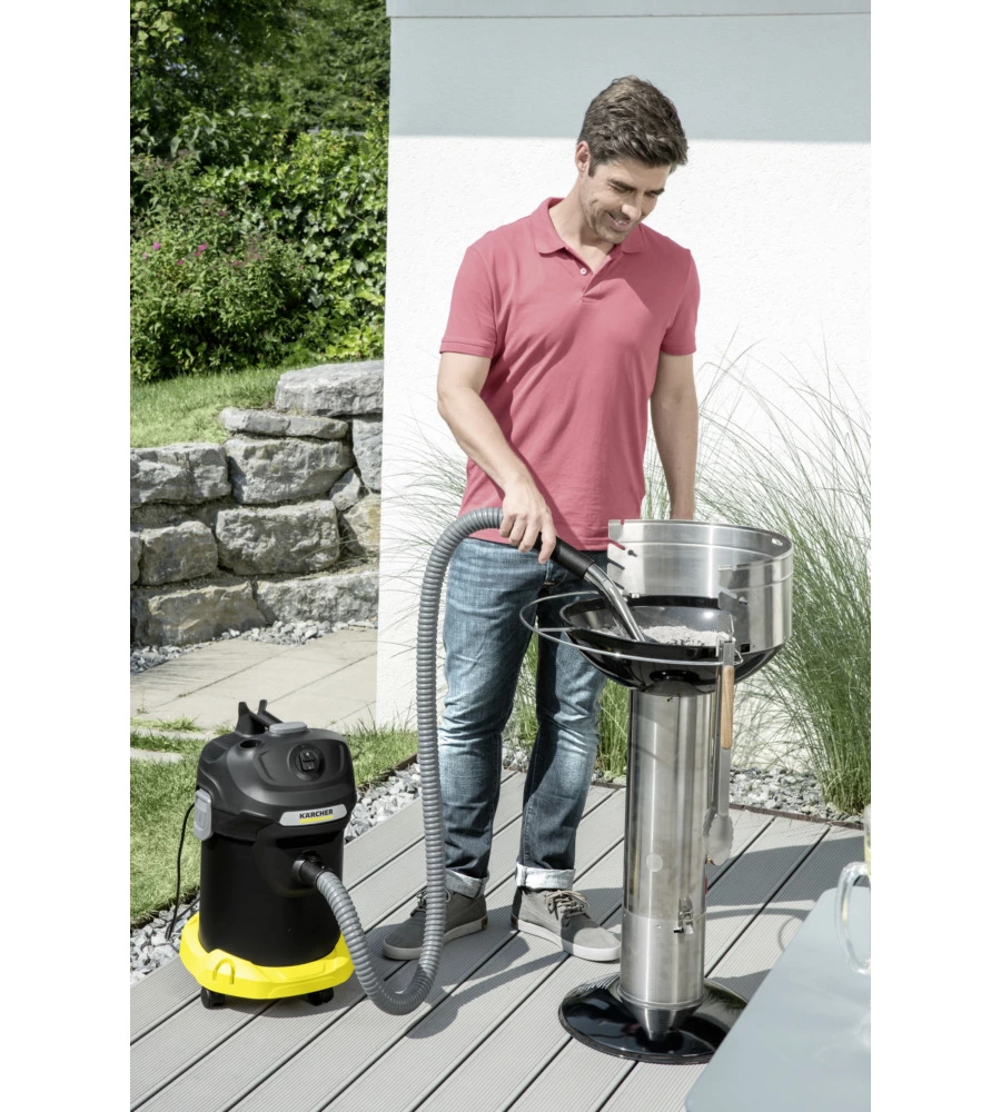 Aspirapolvere aspiracenere karcher ad4 premium 17 litri