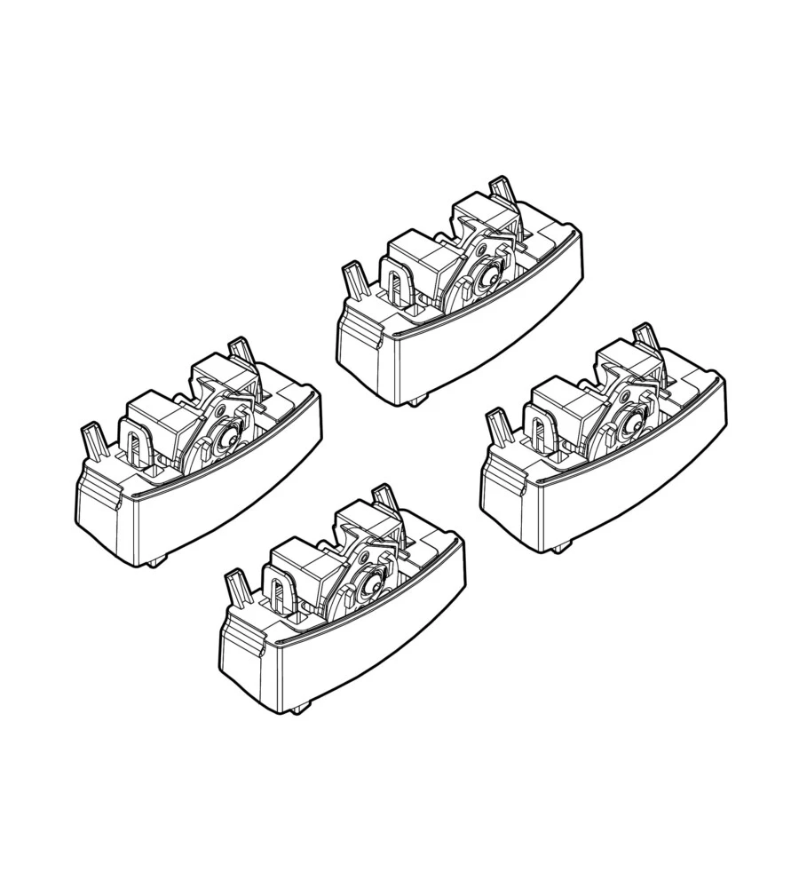 Kit attacchi per barre auto portatutto peugeot 207 3/5p 05/06->  n21107