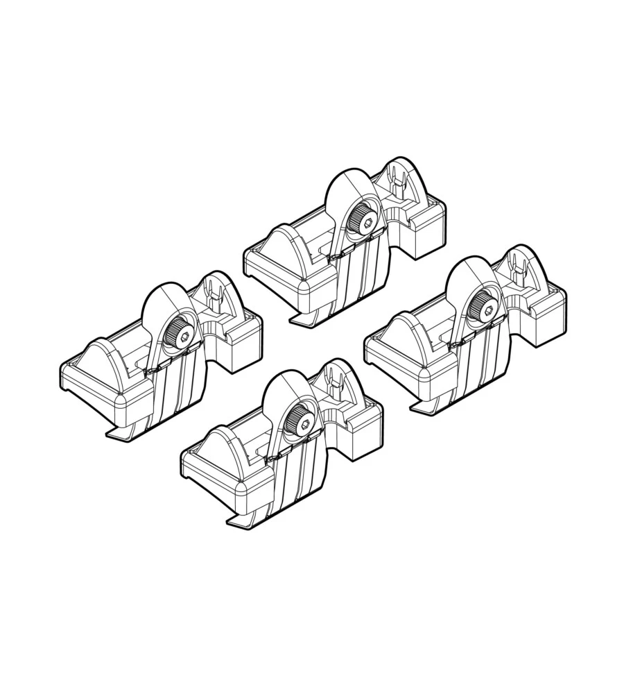 Kit attacchi per barre auto portatutto volvo s 40 01/04>  n21038