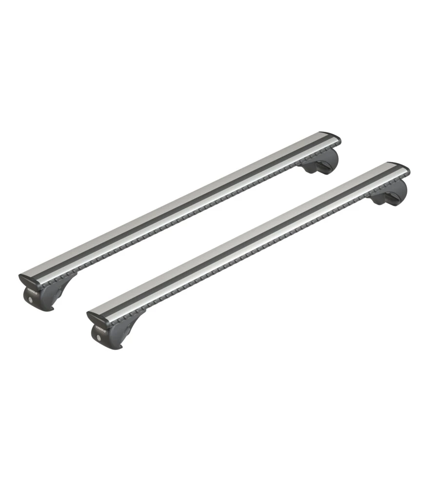 Coppia barre portatutto in alluminio silenzio rail - xl - 140 cm  n15097