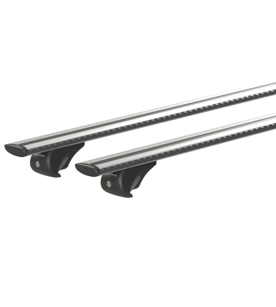 Coppia barre portatutto in alluminio silenzio rail - xl - 140 cm  n15097