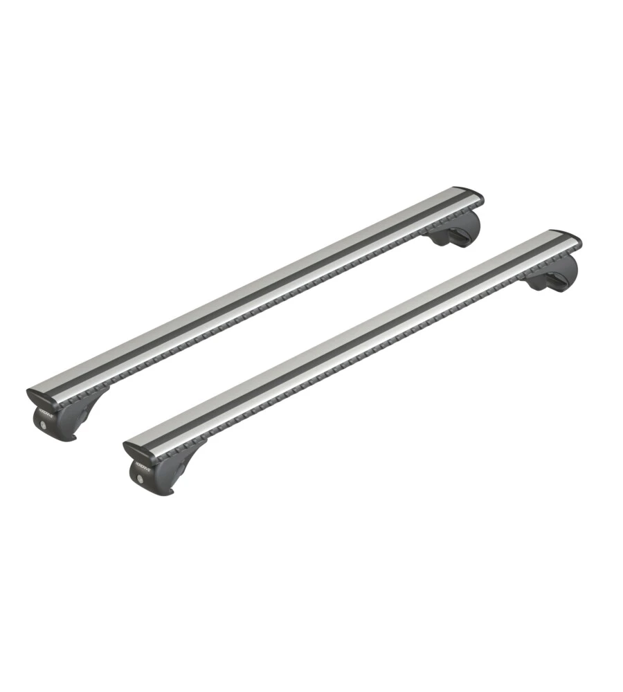 Coppia barre portatutto in alluminio silenzio rail - s - 108 cm  n15094