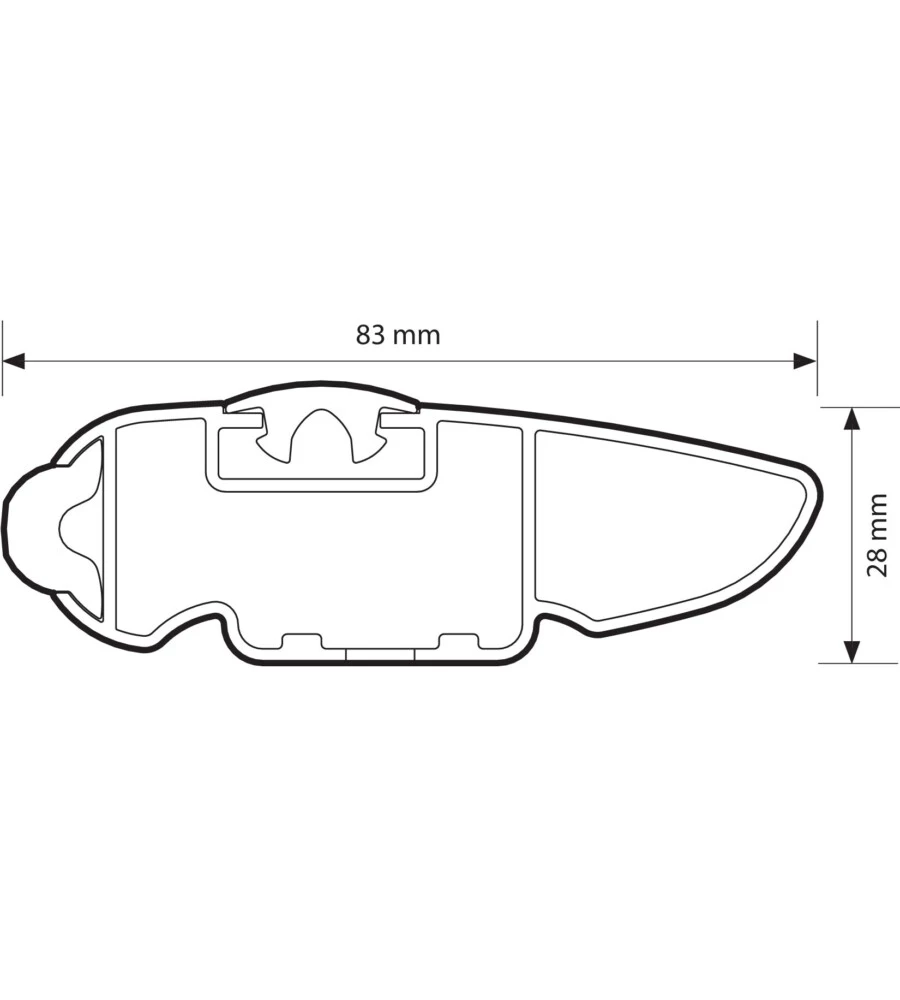 Coppia barre portatutto in alluminio silenzio - xl - 140 cm  n15087