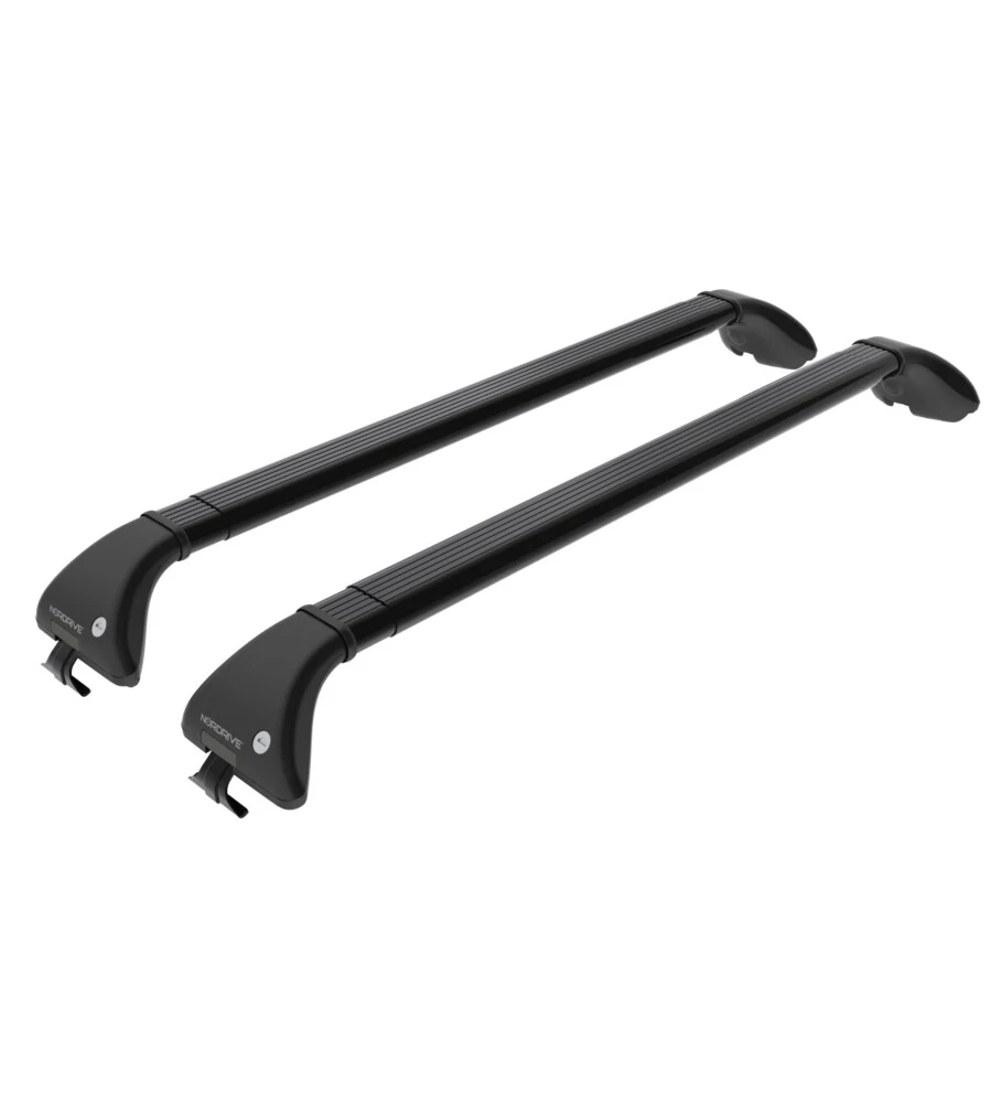 Barre portatutto per auto kit completo nordrive - 410 - snap steel l  nk410ssl