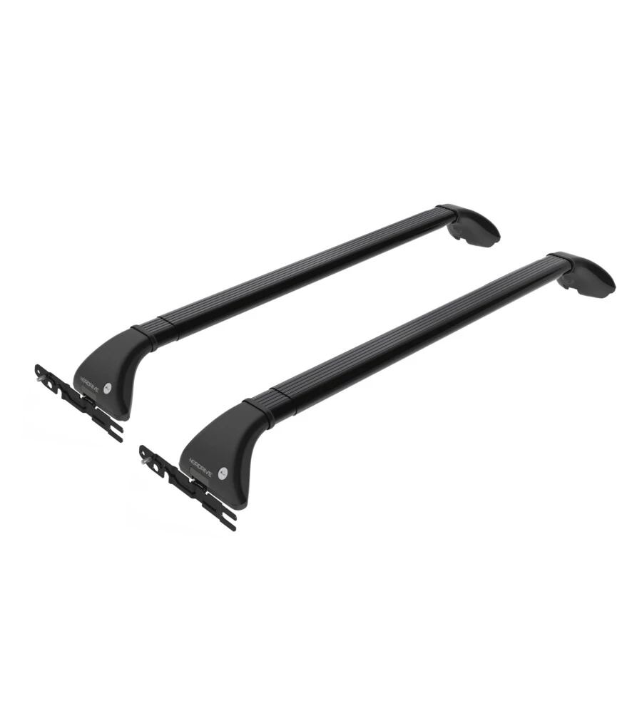 Barre portatutto per auto kit completo nordrive - 414 - snap steel s  nk414sss