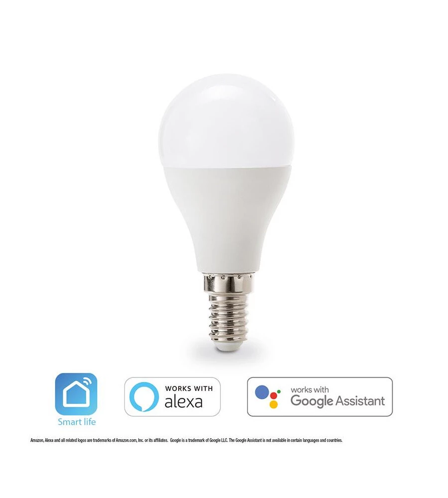 Lampadina "minisfera" smart rgb+cct, 40w e14