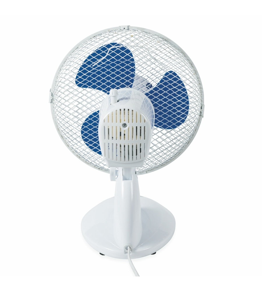 Ventilatore da tavolo bianco con lame, 25 w 23cm