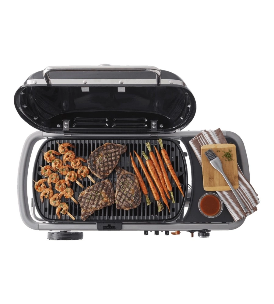 Barbecue a gas portatile weber "traveler" con griglia 63,5x34,3 cm