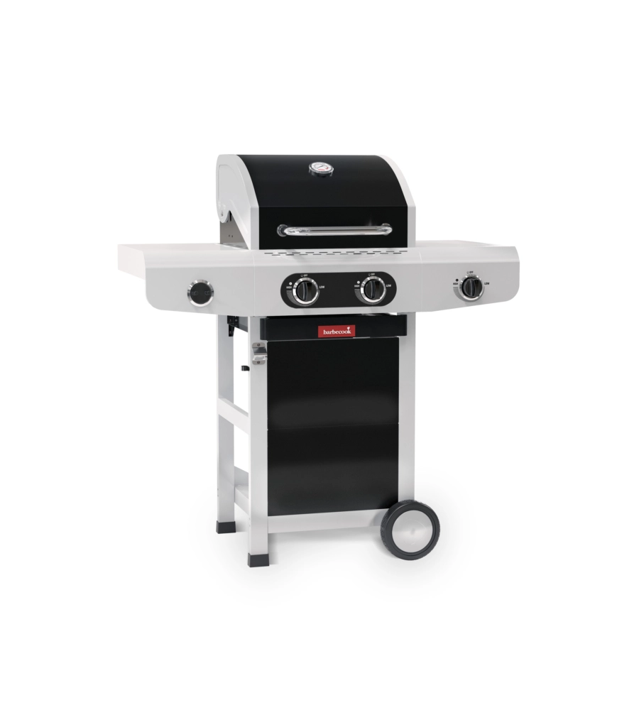 Barbecue a gas 2 fuochi con fornello laterale siesta 210 - barbecook