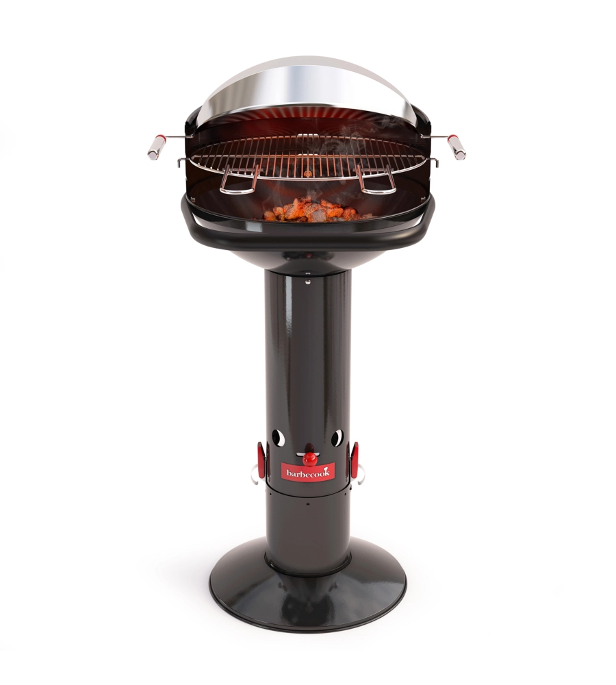 Barbecue a carbonella barbecook "loewy 45" in acciaio nero, 43 cm